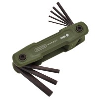 Draper Expert Metric Folding Hex Key Set (8 Piece) - 31109