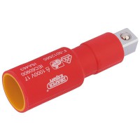 Draper Expert VDE Approved Fully Insulated Extension Bar, 1/2\" Square Drive 75mm - 32103