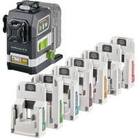 Laserliner PowerPlane-Laser 3G Multi-18V Three-Dimensional Green Laser Kit with 7 Power Adapters - 036.380-1