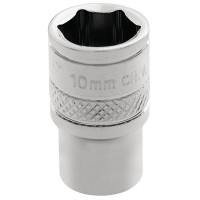 Draper Expert HI-TORQ 6 Point Socket, 1/4\" Square Drive - 10mm