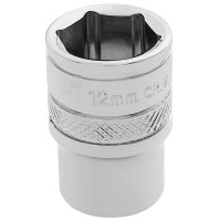 Draper Expert HI-TORQ 6 Point Socket, 1/4\" Square Drive - 12mm