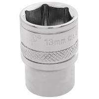 Draper Expert HI-TORQ 6 Point Socket, 1/4\" Square Drive - 13mm