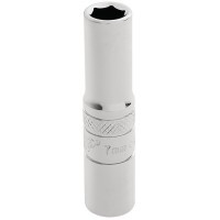 Draper Expert HI-TORQ 6 Point Deep Socket, 1/4\" Square Drive - 7mm