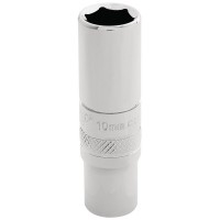 Draper Expert HI-TORQ 6 Point Deep Socket, 1/4\" Square Drive - 10mm