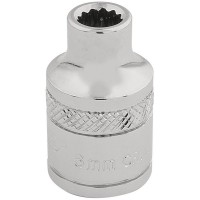 Draper Expert HI-TORQ 12 Point Socket, 3/8\" Square Drive - 6mm