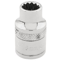 Draper Expert HI-TORQ 12 Point Socket, 3/8\" Square Drive - 8mm