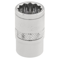 Draper Expert HI-TORQ 12 Point Socket, 3/8\" Square Drive - 12mm