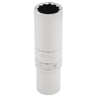 Draper Expert HI-TORQ 12 Point Deep Socket, 3/8\" Square Drive - 12mm