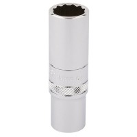 Draper Expert HI-TORQ 12 Point Deep Socket, 3/8\" Square Drive - 14mm