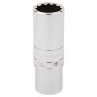Draper Expert HI-TORQ 12 Point Deep Socket, 3/8\" Square Drive - 16mm