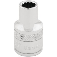 Draper Expert HI-TORQ 12 Point Socket, 1/2\" Square Drive - 9mm