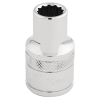 Draper Expert HI-TORQ 12 Point Socket, 1/2\" Square Drive - 10mm