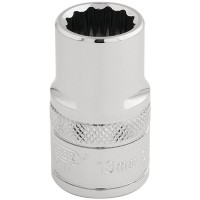 Draper Expert HI-TORQ 12 Point Socket, 1/2\" Square Drive - 13mm