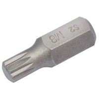 Draper Expert Spline 10mm Insert Bit for Mechanics Bit Sets, M8 x 30mm - 33341