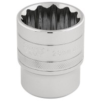 Draper Expert HI-TORQ 12 Point Socket, 1/2\" Square Drive - 28mm