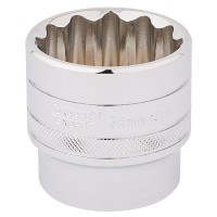 Draper Expert HI-TORQ 12 Point Socket, 1/2\" Square Drive - 36mm