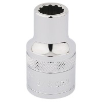 Draper Expert HI-TORQ 12 Point Socket, 1/2\" Square Drive - 3/8\"