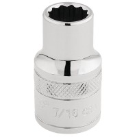 Draper Expert HI-TORQ 12 Point Socket, 1/2\" Square Drive - 7/16\"