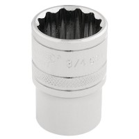 Draper Expert HI-TORQ 12 Point Socket, 1/2\" Square Drive - 3/4\"