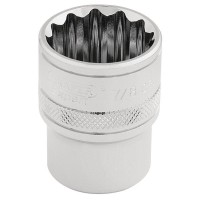 Draper Expert HI-TORQ 12 Point Socket, 1/2\" Square Drive - 7/8\"