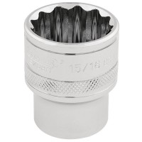 Draper Expert HI-TORQ 12 Point Socket, 1/2\" Square Drive - 15/16\"