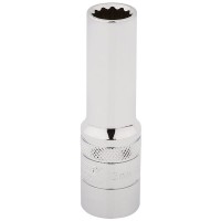Draper Expert HI-TORQ 12 Point Deep Socket, 1/2\" Square Drive - 12mm