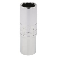 Draper Expert HI-TORQ 12 Point Deep Socket, 1/2\" Square Drive - 18mm