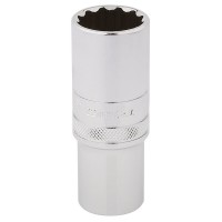 Draper Expert HI-TORQ 12 Point Deep Socket, 1/2\" Square Drive - 22mm