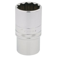 Draper Expert HI-TORQ 12 Point Deep Socket, 1/2\" Square Drive - 32mm