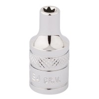 Draper Expert TX-STAR Torx Socket, 1/4\" Square Drive - E4