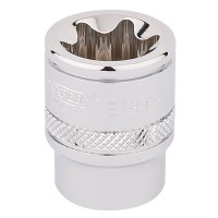 Draper Expert TX-STAR Torx Socket, 3/8\" Square Drive - E18