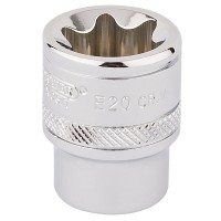 Draper Expert TX-STAR Torx Socket, 3/8\" Square Drive - E20