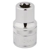 Draper Expert TX-STAR Torx Socket, 1/2\" Square Drive - E12
