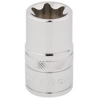 Draper Expert TX-STAR Torx Socket, 1/2\" Square Drive - E18