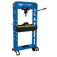 Draper Expert Pneumatic / Hydraulic Floor Press, 50 Tonne - 35582