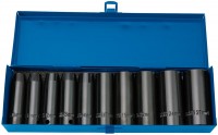 Draper Expert HI-TORQ Metric Deep Impact Socket Set, 1/2\" Square Drive (10 Piece) - 38369
