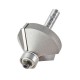 Trend 46/360x1/4TC Pro Guided Chamfer Router Cutter 45 Deg x 35.1mm Dia x 1/4 Shank
