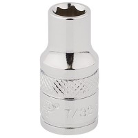 Draper Expert HI-TORQ 6 Point Socket, 1/4\" Square Drive - 7/32\"