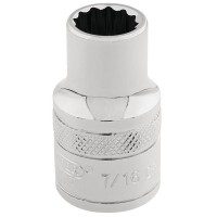 Draper Expert HI-TORQ 12 Point Socket, 3/8\" Square Drive - 7/16\"