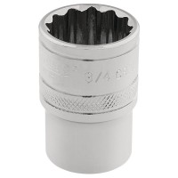 Draper Expert HI-TORQ 12 Point Socket, 3/8\" Square Drive - 3/4\"