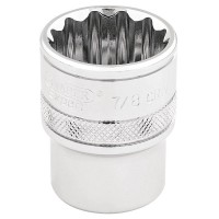 Draper Expert HI-TORQ 12 Point Socket, 3/8\" Square Drive - 7/8\"