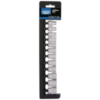 Draper Expert Metric Socket Set, 3/8\" Square Drive (12 Piece) - 50188