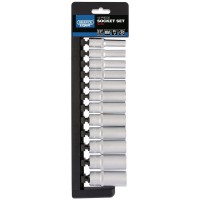 Draper Expert Metric Deep Socket Set, 3/8\" Square Drive (12 Piece) - 50193