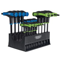Draper Expert TX-STAR Torx and Hex Soft Grip Metric T-Handle Key Set (20 Piece) - 70388