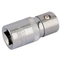 Draper Expert Screwdriver Bit Holding Socket, 1/4\" Square Drive x 1/4\" Hexagon