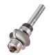 Trend 8/53X1/4TC Pro Double Guided Concave Sunk Bead Router Cutter 5mm Radius x 1/4 Shank