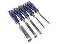 IRWIN� Marples� M750 Splitproof Pro Bevel Edge Chisel Set, 5 Piece