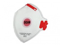 Scan Fold Flat Valved Disposable Masks FFP3 Pack of 10