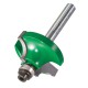 Trend C077AX1/4TC CraftPro Guided Shoulder Profile Router Cutter 9mm Radius x 1/4 Shank