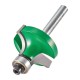 Trend C078AX1/4TC CraftPro Guided Ovolo Roundover Router Cutter 11.1mm Radius x 1/4 Shank